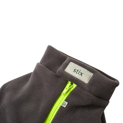 Stix & Co Pug Dog Coat Charcoal