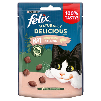 Felix Naturally Delicious Cat Treats Salmon 50g