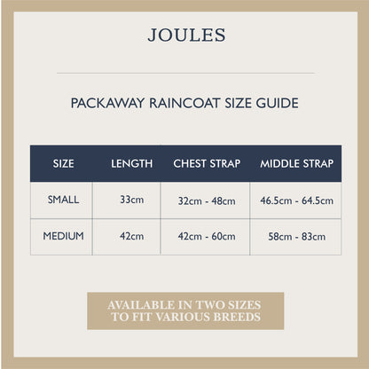 Joules Golightly Water Resistant Dog Jacket
