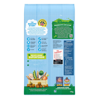 Bakers Puppy Dry Dog Food with Tasty Chicken & Country Vegetables 2.85kg
