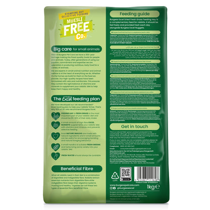 Burgess Excel Feeding Hay Dried Grass 1kg