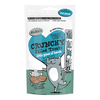 Pickle's Crunchy Filled Cat Treat with Salmon 65g