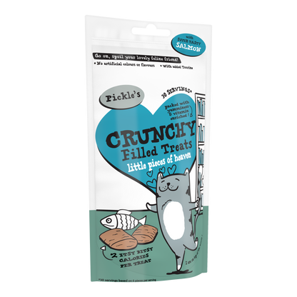 Pickle's Crunchy Filled Cat Treat with Salmon 65g