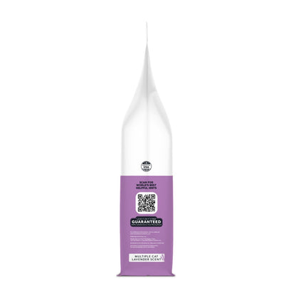 World's Best Quick Clumping Corn Multiple Lavender Cat Litter 12.7kg