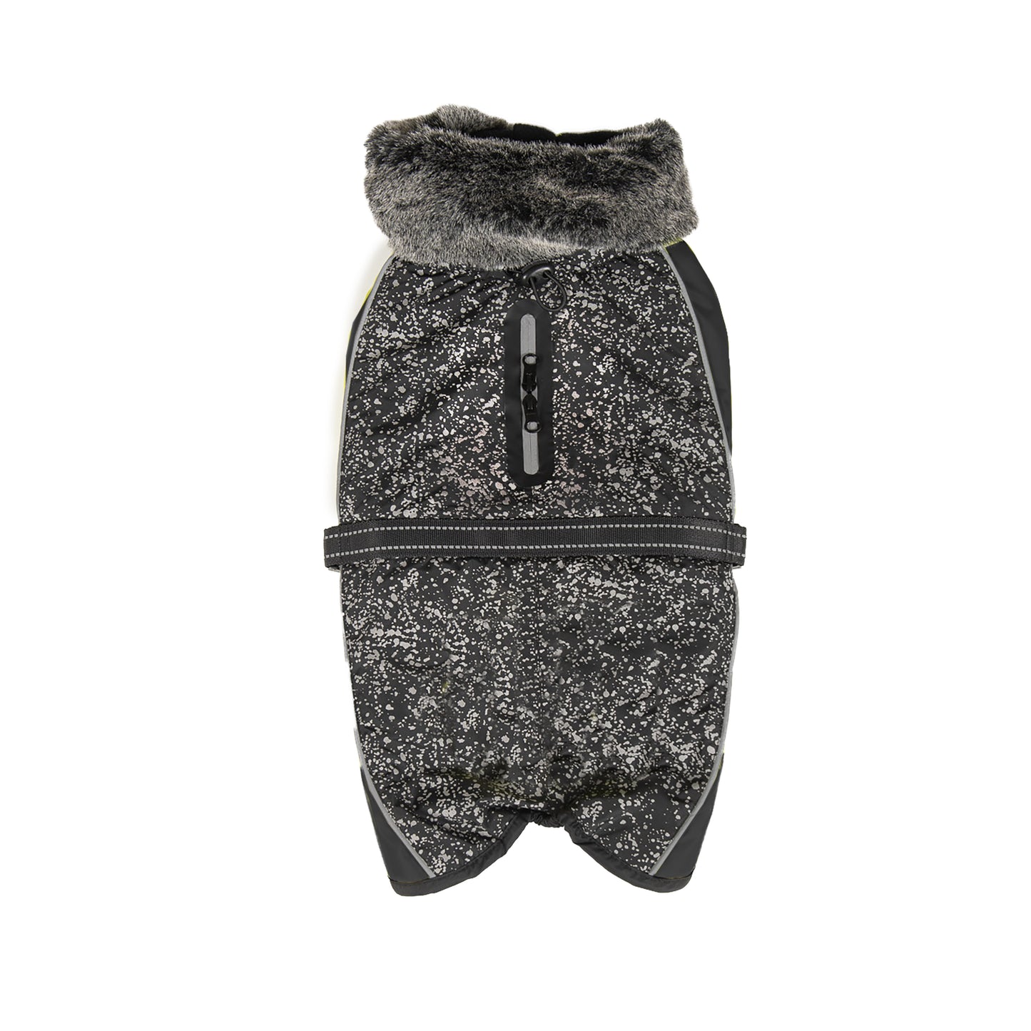 Dog Gone Smart Aspen Black & Meteor Reflective Splash Dog Coat