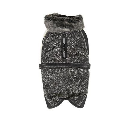 Dog Gone Smart Aspen Black & Meteor Reflective Splash Dog Coat