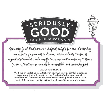 Seriously Good Chicken Encroute Cat Treat Bites 30g