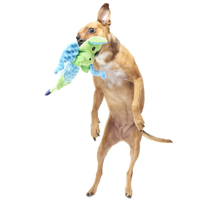 BARK Humbert The Dragon Plush Squeaky Dog Toy