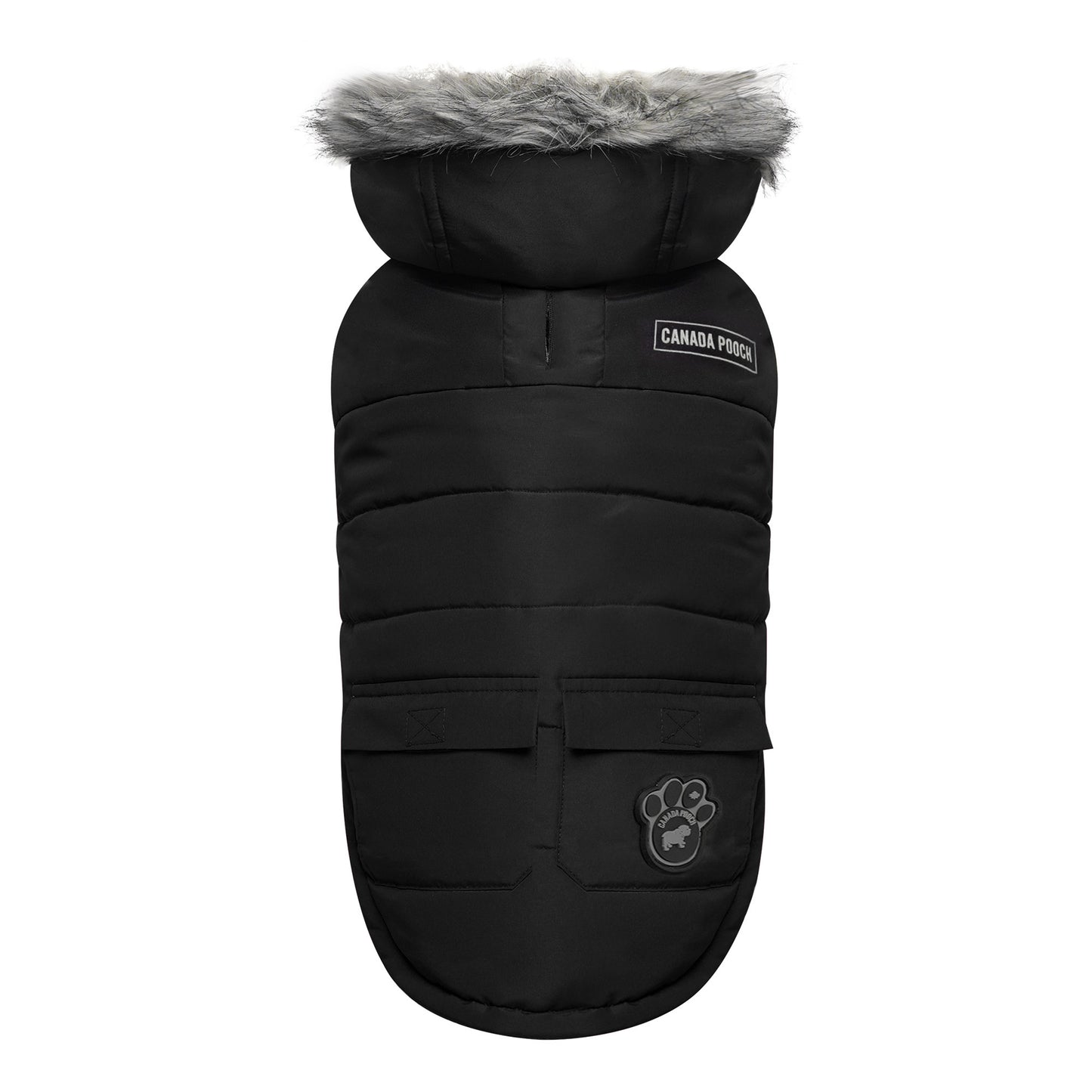 Canada Pooch True North Parka Dog Coat Black
