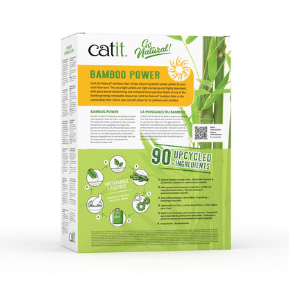 Catit Go Natural Ultra-light Bamboo Clumping Vanilla Scented Cat Litter 3.6kg