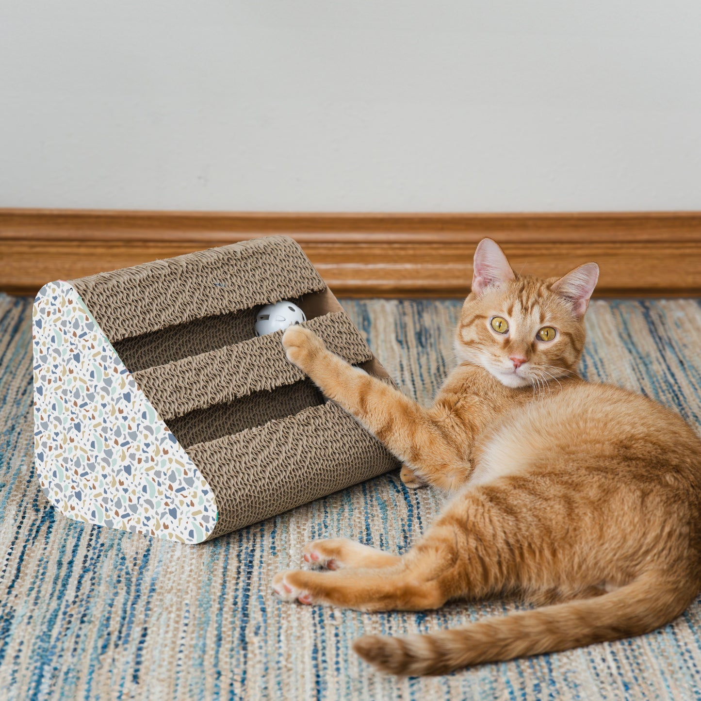 Kitty City Cat Activity Center & Scratcher