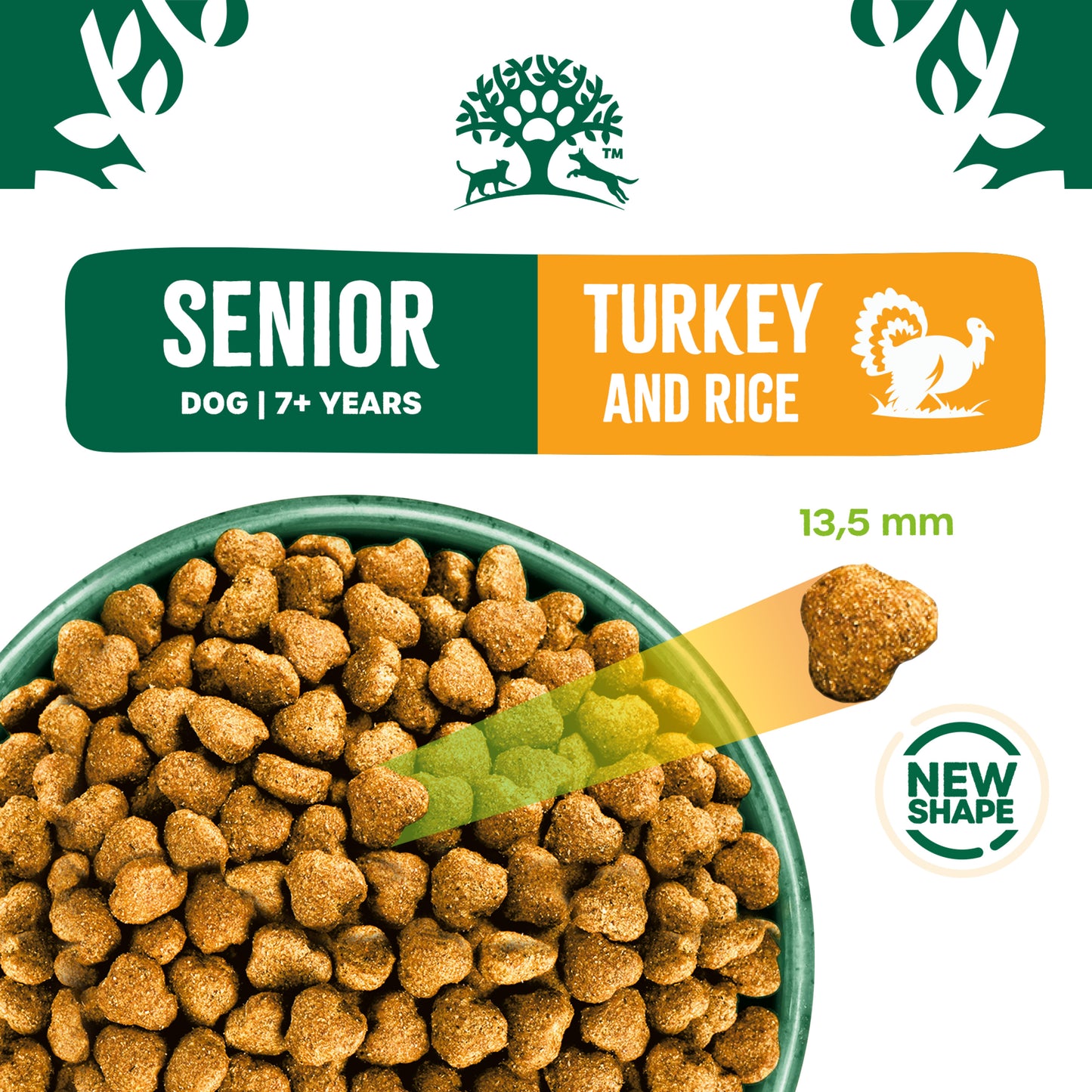 James Wellbeloved Hypoallergenic Senior Dry Dog Food Turkey & Rice 15kg