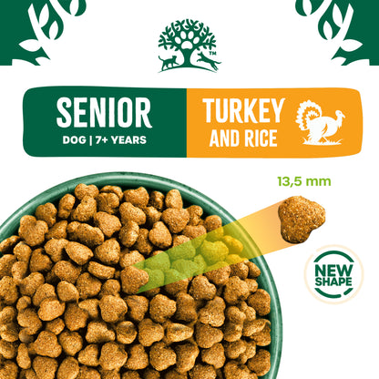 James Wellbeloved Hypoallergenic Senior Dry Dog Food Turkey & Rice 15kg