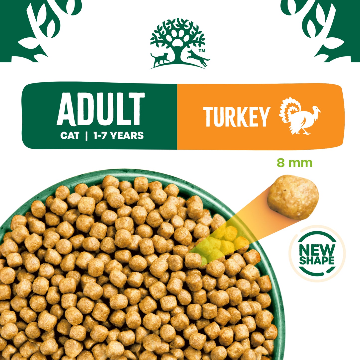 James Wellbeloved Adult Dry Cat Food Turkey 4kg
