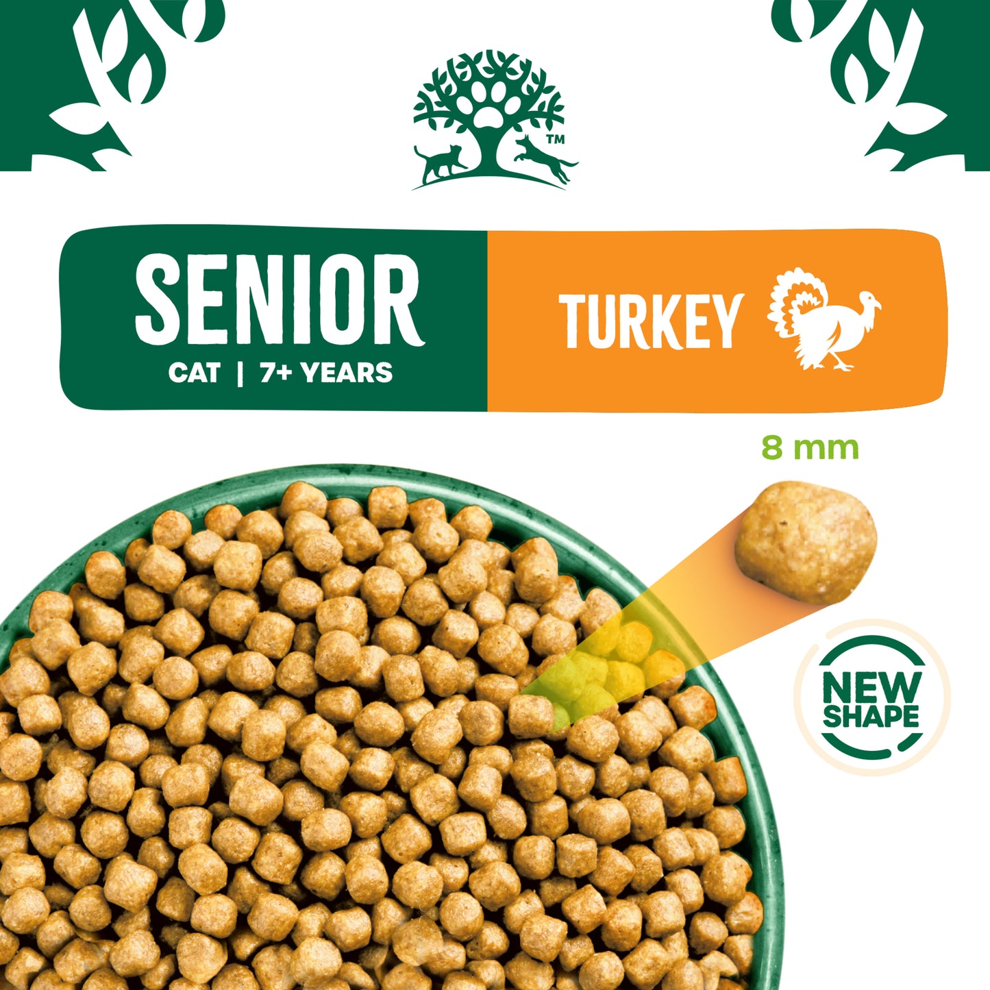 James Wellbeloved Senior Dry Cat Food Turkey 4kg