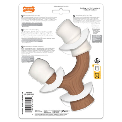 Nylabone Toasted Marshmallow & Peanut Butter Strong Chew Stick Dog Toy