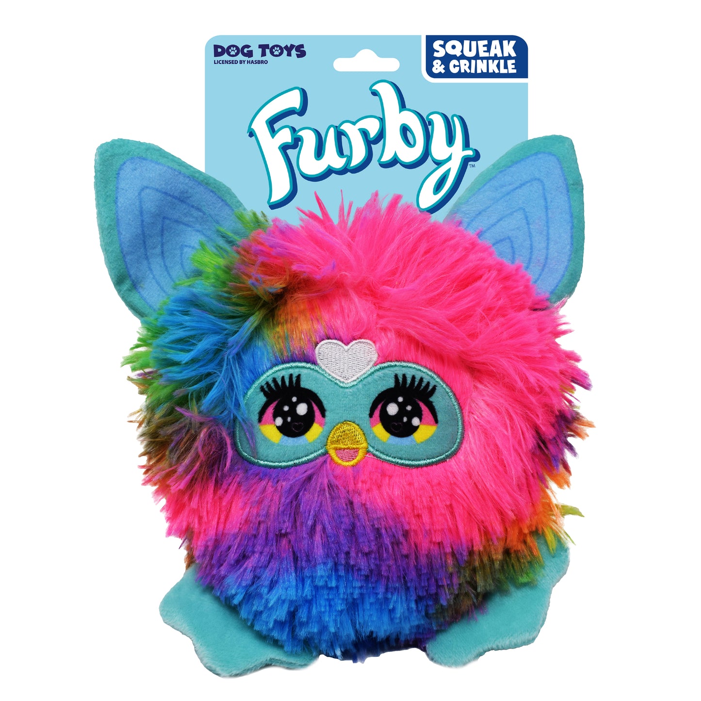 Hasbro Furby Squeak & Crinkle Dog Toy Multi-Colour