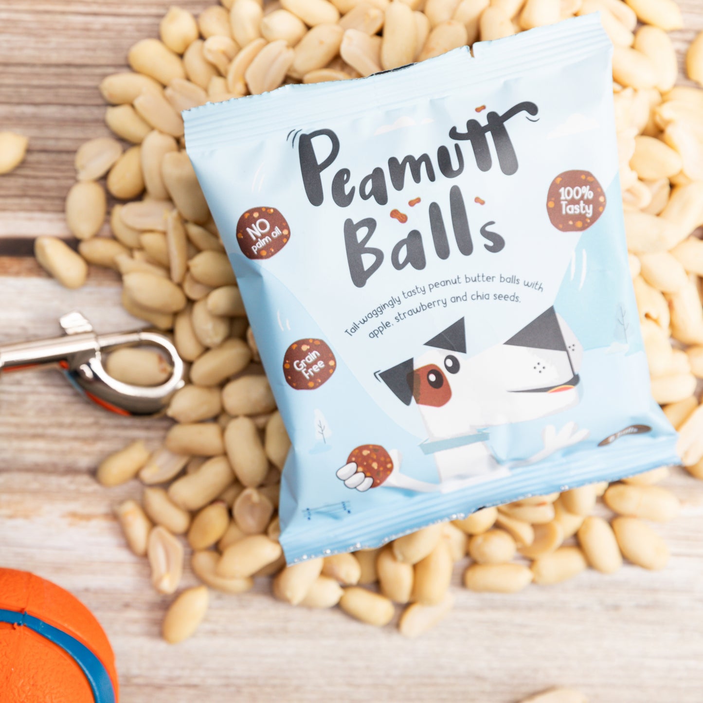 Peamutt Balls Peanut Butter Dog Treats 45g