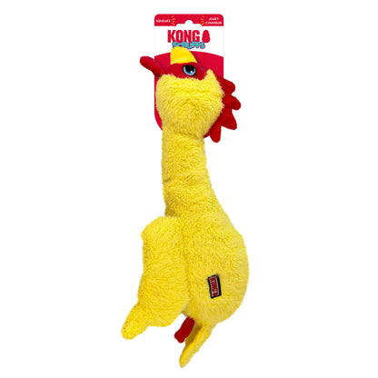 KONG Scruffs Chicken Squeaky Plush Dog Toy