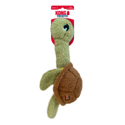 KONG Scruffs Turtle Squeaky Plush Dog Toy