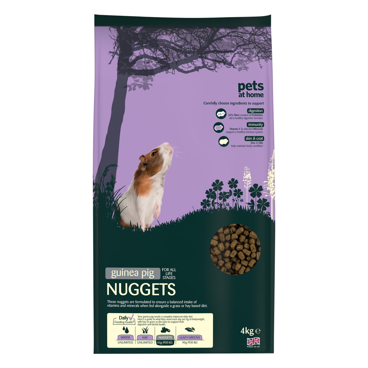 Pets at Home Guinea Pig Nuggets 4kg