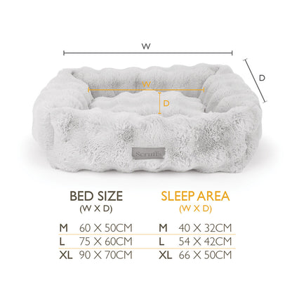 Scruffs Alpine Box Dog Bed Neutral