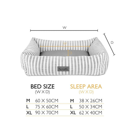 Scruffs Coastal Box Dog Bed Green