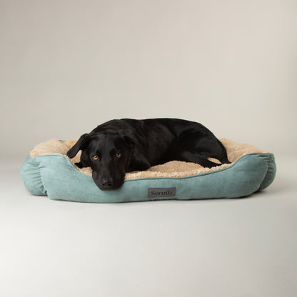 Scruffs Cosy Box Dog Bed Sage Green