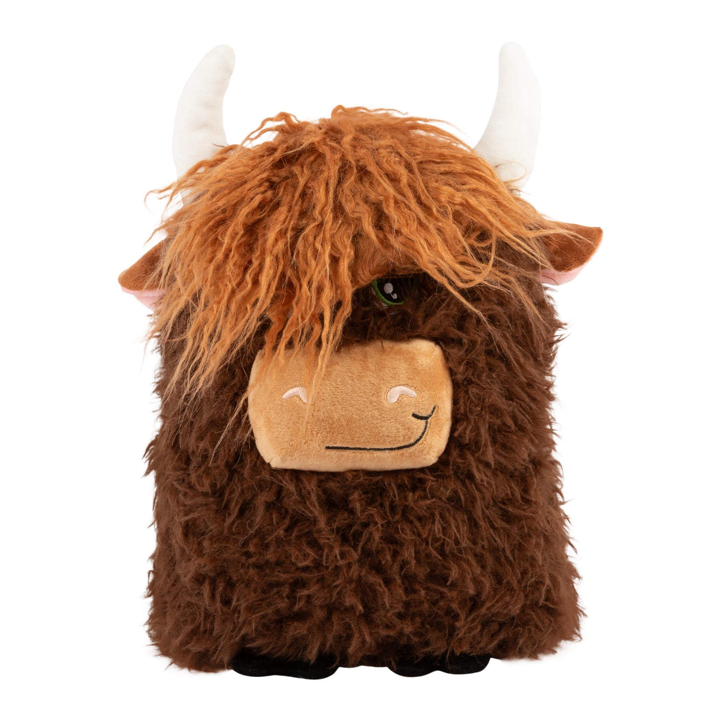 KONG Comfort Jumbo Highland Cow Squeaky Plush Dog Toy X-Large