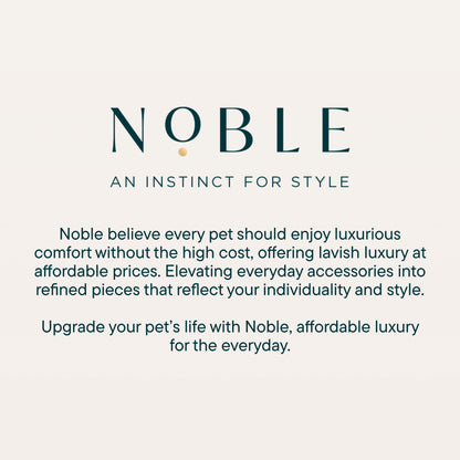 Noble Luxury Raised Bolstered Dog Mattress Grey Medium