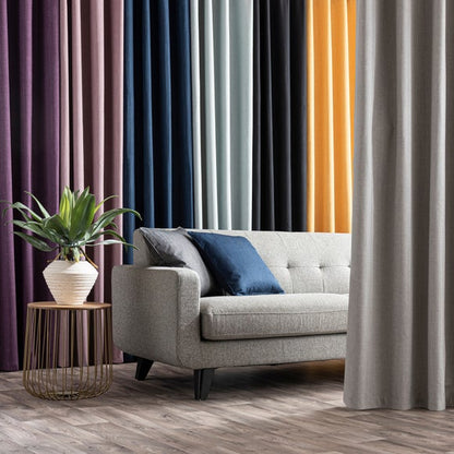 Solar Blackout Pencil Pleat Curtains