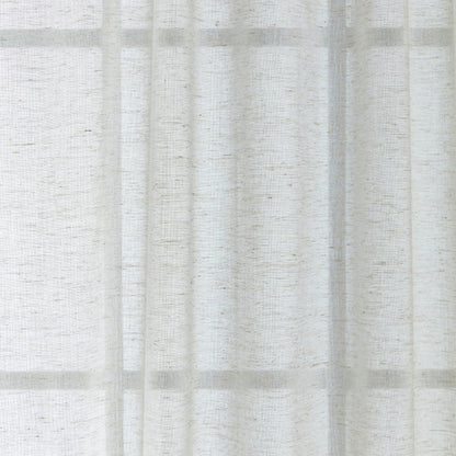 Marley Linen Tab Top Voile Panel