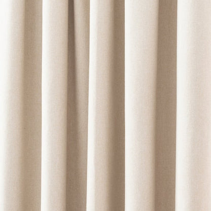Luna Brushed Blackout Pencil Pleat Curtains
