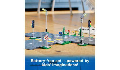 LEGO City Road Plates Building Set with Traffic Lights 60304