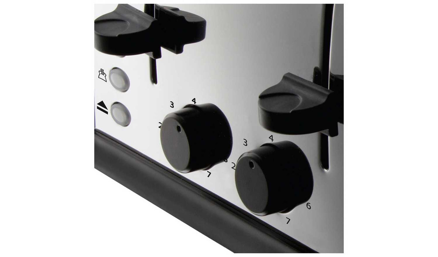 Russell Hobbs Worcester 4 Slice Brushed Toaster 18790
