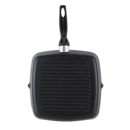Essentials Non-Stick Aluminium Griddle Pan, 28cm