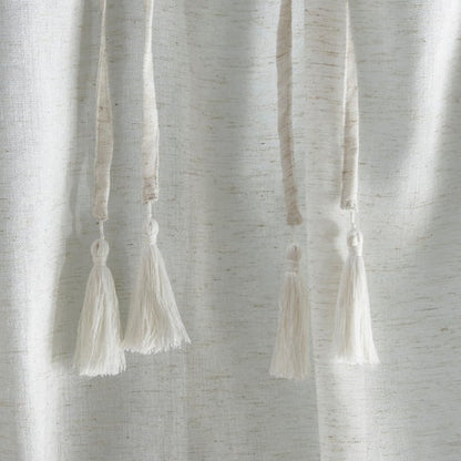 Marley Tassel Tie Top Voile Panel