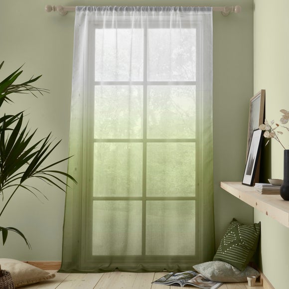 Ombre Slot Top Single Voile Panel
