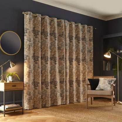Folk Tree Eyelet Curtains