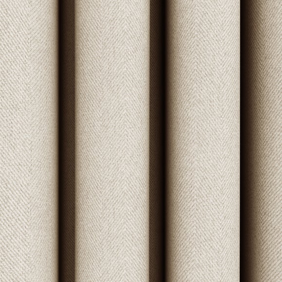 Rotterdam Herringbone Blackout Eyelet Curtains
