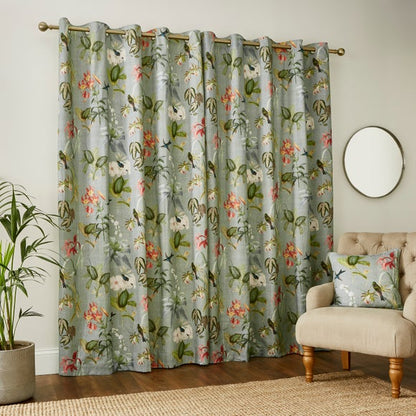 Fresh Botanical Eyelet Curtains