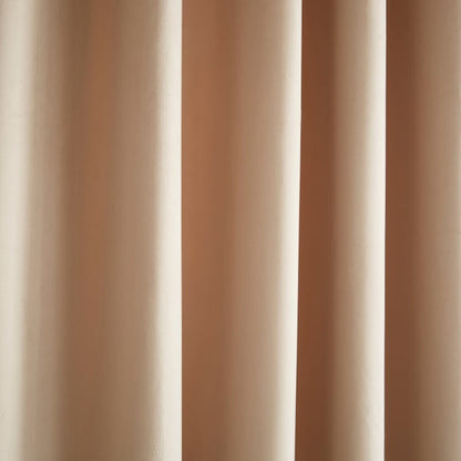 Recycled Velour Eyelet Curtains