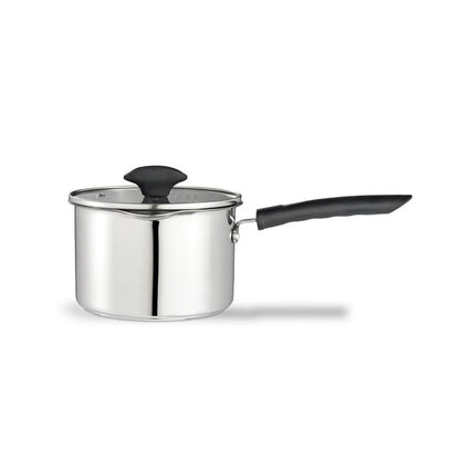 Stainless Steel Covered Saucepan, 16cm