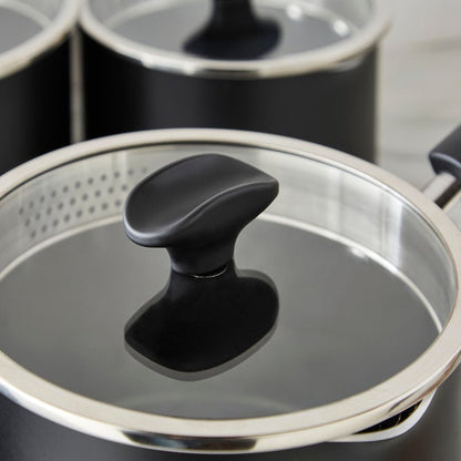 Non-Stick Aluminium 5 Piece Pan Set