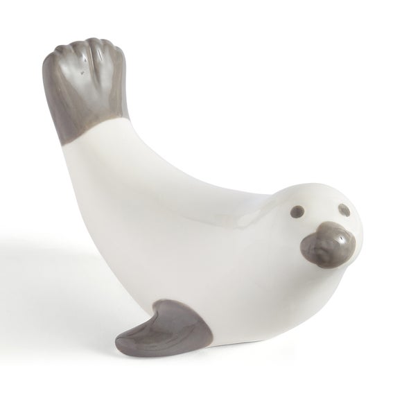 Ceramic Seal Pup Ornament