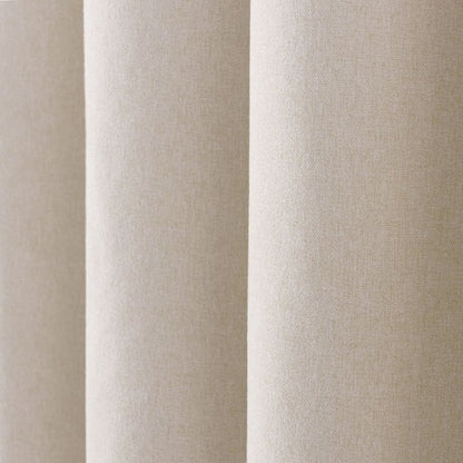 Luna Brushed Ultra Blackout Eyelet Curtains