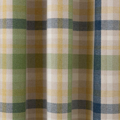 Kempton Check Eyelet Curtains