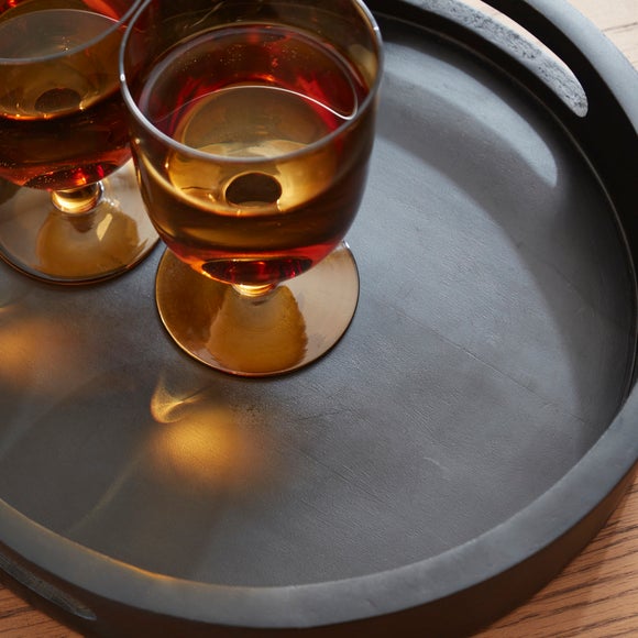 Round Wooden Tray