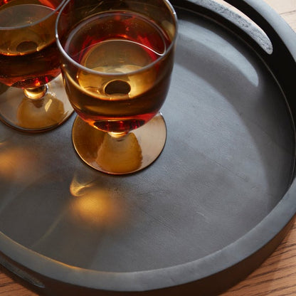 Round Wooden Tray