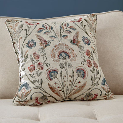 Antoinette Jacquard Pencil Pleat Curtains